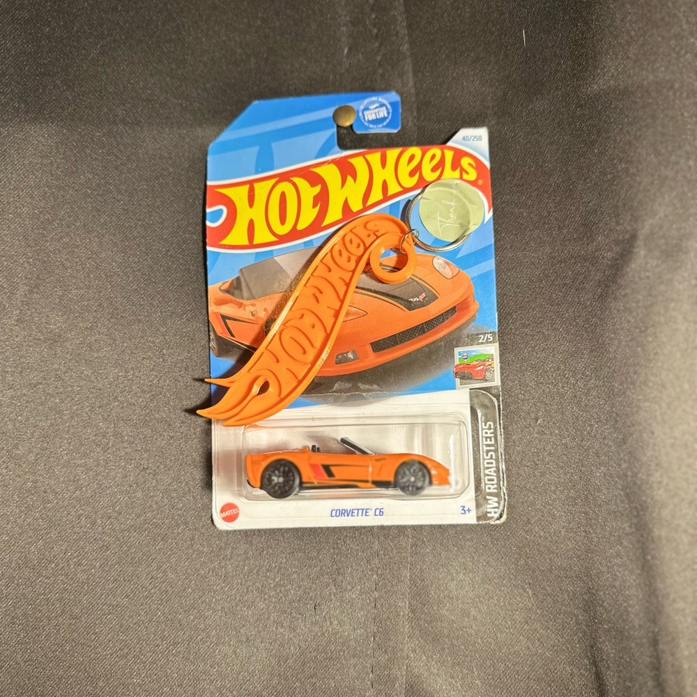 Orange Corvette C6 Toy Car